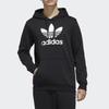 Adidas Originals Trefoil Foil Hoodie Men Tops Black GH7774