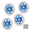 4PCS Universal Aluminum Alloy RC Car Brake Disc Metal Hex Adapter for 1 10 Remote Control CarDark Blue