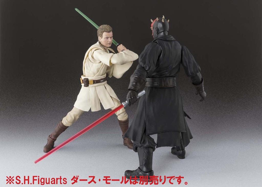 TAMASHII NATIONS Star Wars Kenobi 155mm malowana ruchoma figurka SHFiguarts Obi-Wan (Odcinek I) Około. ABS i PCV