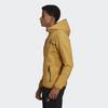 adidas ZNE FZ Winter Hoodie Jacket with Fleece Lining Men Outerwear Gold GU2078