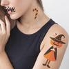 Water Transfer Stickers 10 Sheets Halloween Temporary Tattoos for Kids, Fake Tattoo Body Stickers, Waterproof Kids Costume Accessories Face