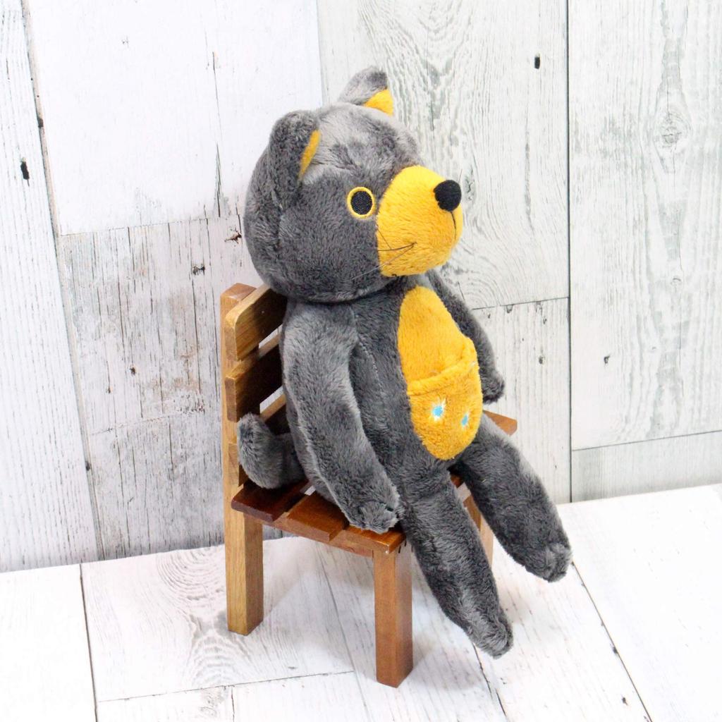 Shinada Pocket Ket Cat OR (S) 10 x 5 x 24.5 cm Plush Toy Animal Goods PKTC-0120DR
