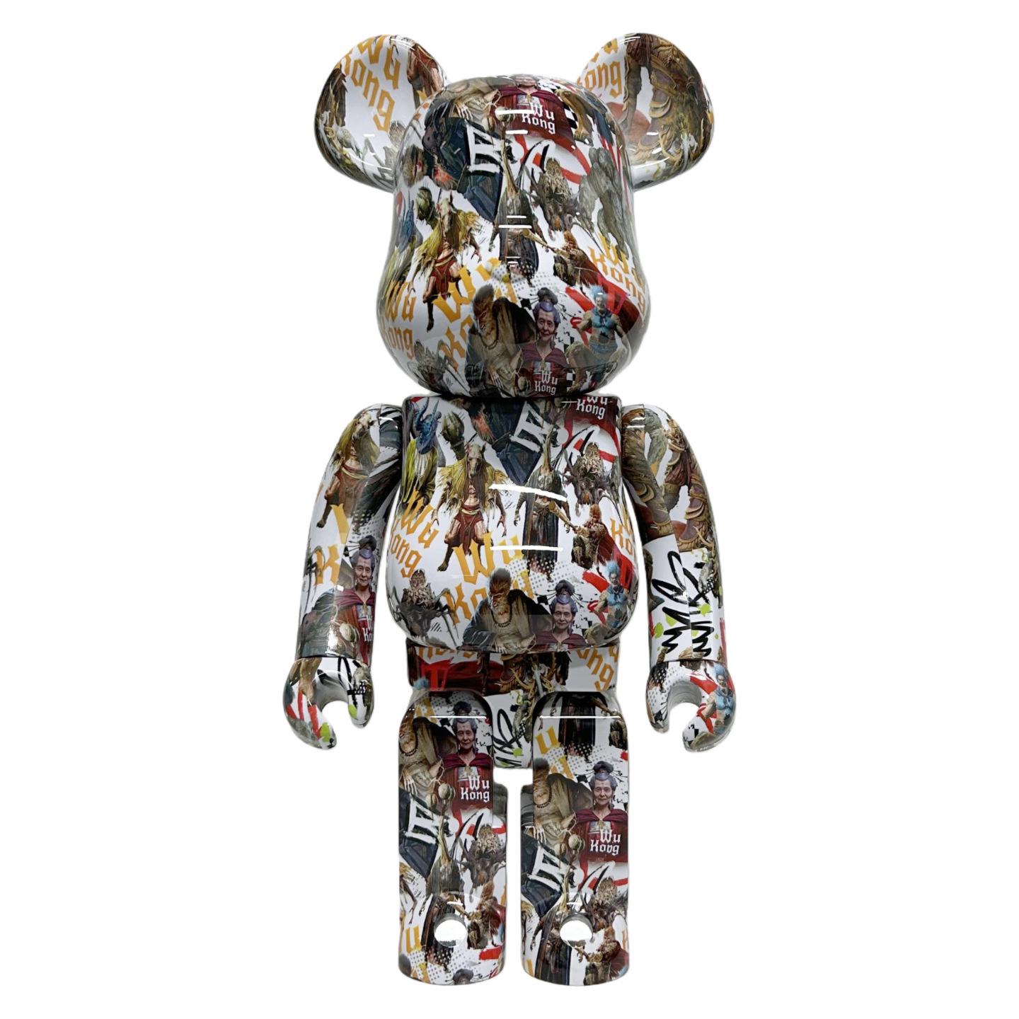 Bearbrick Violent Bear Black Mythology Monkey King 70cm Movable Joints Building Block Bear Doll Ornament 70cm