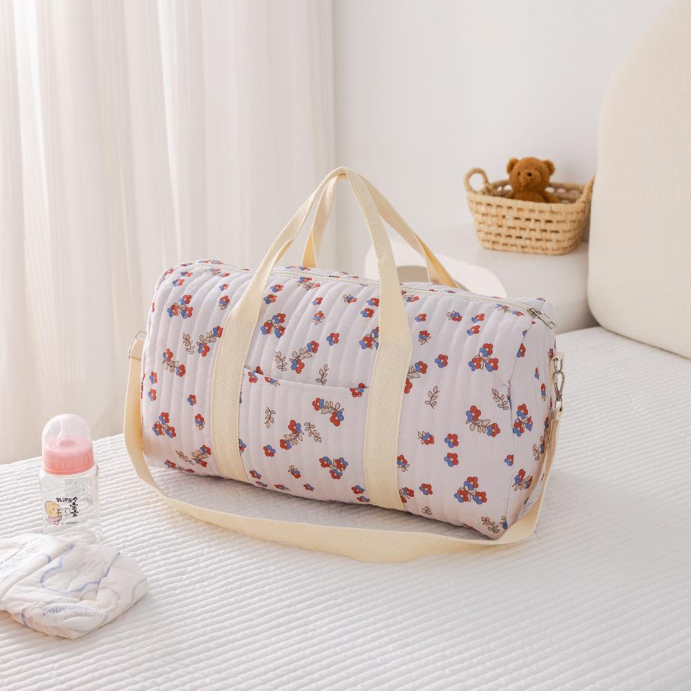 Torba ręczna dla mamy i dziecka o dużej pojemności, koreańska, lekka, haftowana, crossbody, torba Boston