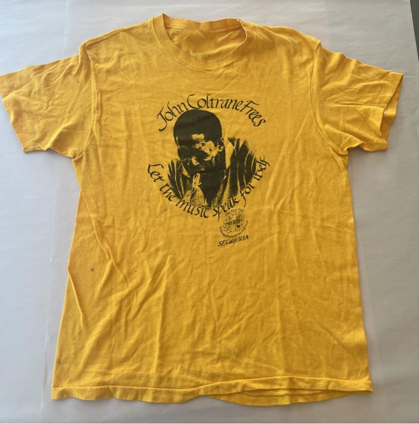John Coltrane Gold Tee For Men Women Cotton Shirt WA405 Unisex T-Shirt S