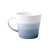 Fog Sea Gradual Change Color Ceramic Cup Design Sense Coffee Cup Simple Large Diameter Drinking Cup Export