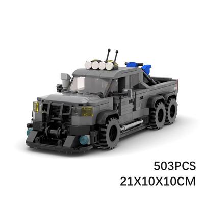 -42828 Ford Velociraptor Compatible Carriage Speed8 Grid Car Assembled Building Block Model