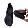 Soft-soled Mother Spring and Autumn Shallow Mouth Single Shoes Women's Flat-soled Soft Leather Middle-aged and Elderly New Retro One-pedal Wome