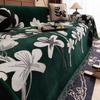 Quasten Chenille Sofabezug Stoff, Sofadecke, Vollbezug, Universelles Sofahandtuch, Staubdichter Sofakissenbezug
