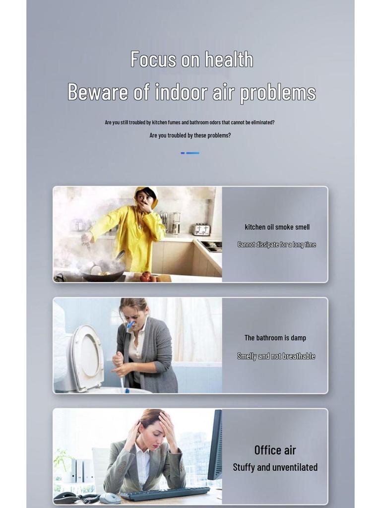 Powerful No-Installation Window Range Hood & Bathroom Exhaust Fan