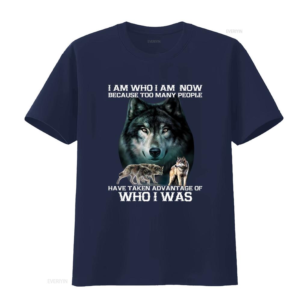 Cool Streetwear Realistic Wolf Pack Inspirational Quote Print Casual T Shirt Vintage Soft Stretched Fashion Unisex