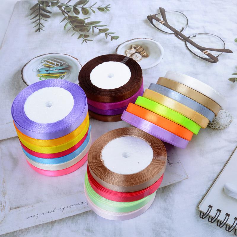 Supply 1Cm Polyester Webbing Ribbon Ribbon, Gift Box Packaging, Happy Candy Box, Bow Ribbon.