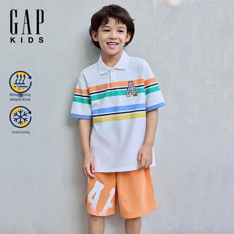 GAP Boys Big G Moisture-Wicking Polo Shirt 130/64