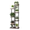 Tall Iron Art Multi-Layer Indoor Flower Stand for Living Room and Balcony 