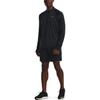Under Armour Solid Color Brand Logo Loose Fit Sports Shorts Men Shorts Black 1377879-001