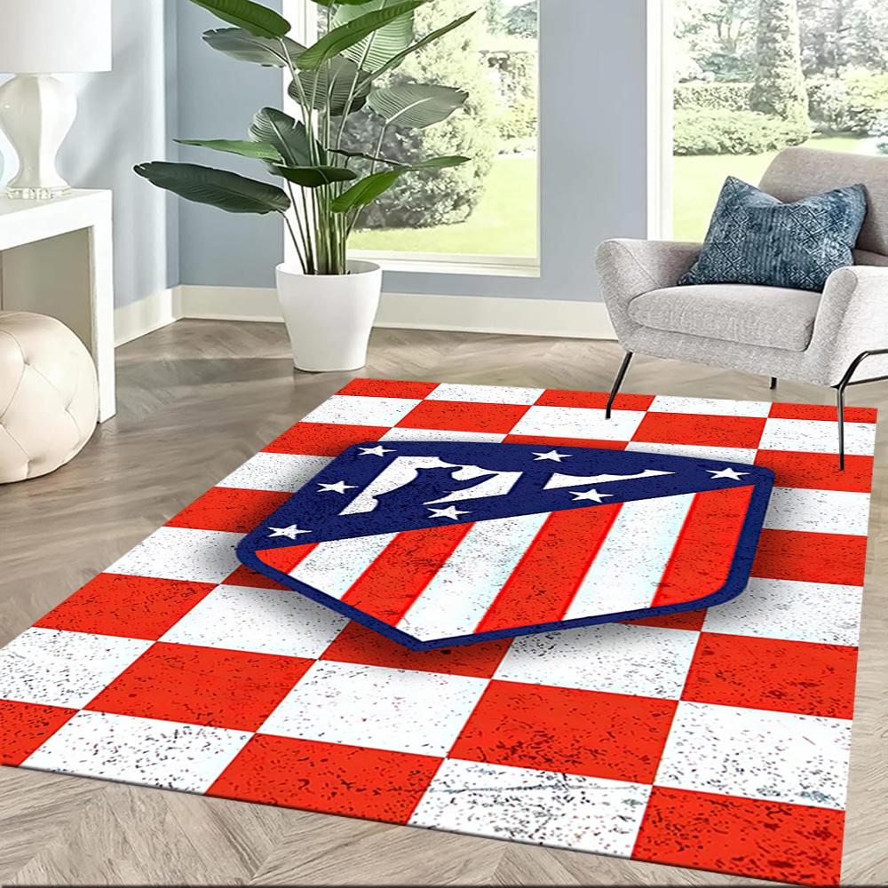 I tappeti quadrati dell'Atlético Madrid sono un'ottima scelta per soggiorni, camere da letto, decorazioni per la casa e come regali.