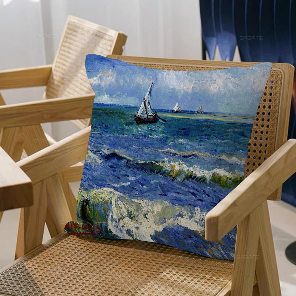 Van Gogh Starry Sky Pillowcases Home Bedding Decorative Pillow Cover Wedding Super Soft Pillow Case