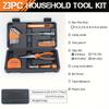 Multi-tool Kit, Home and Car Repair Hand Kit - Durable Steel Hand Tools, a Combination of Essential Hardware Accessories, No Assembly Required