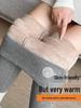 Women's Extra Thick Gray Cotton Pants - Winter 2026 Slimming High-Elastic Micro-Pressure Style