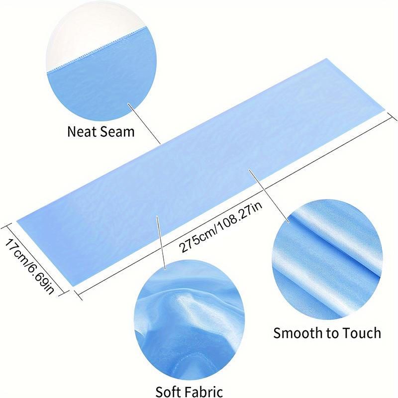 12 Stück Stuhlschleifen Hochzeit Satin Weihnachten Uni Thanksgiving Dekorative Schleife Stuhlbezug Party Bankett Mehrere Farben