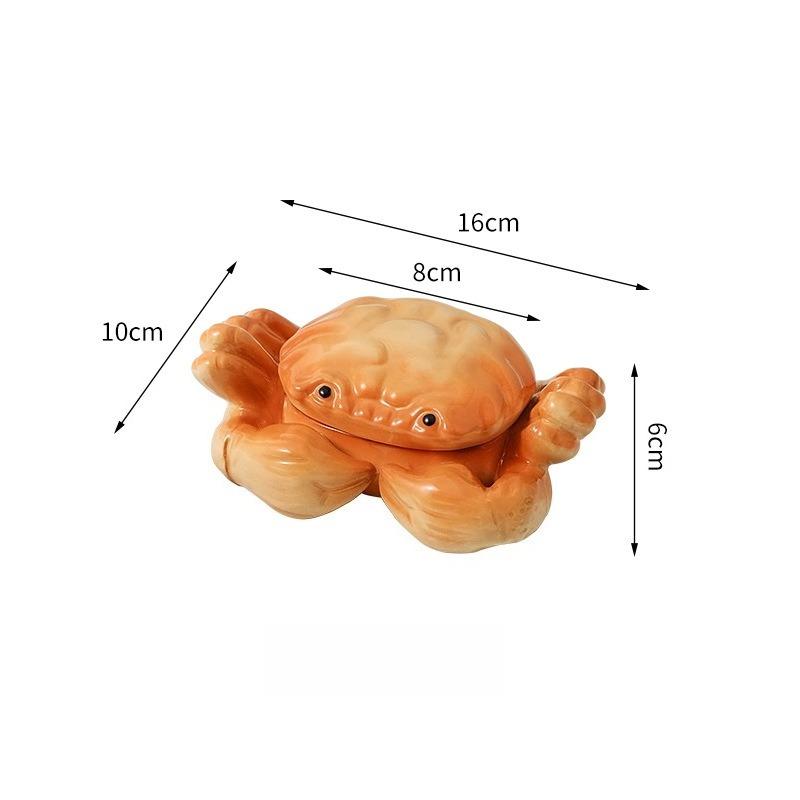 

BEPAN 1PC Creative Cartoon Crab Shell Shape Bowl Crab Roe Bowl Fusion Cuisine Hotel Restaurant Unique Tableware
