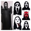 Suit Scream Adult Mask Ghost Face Cosplay Halloween Dress Party Decor Accessory