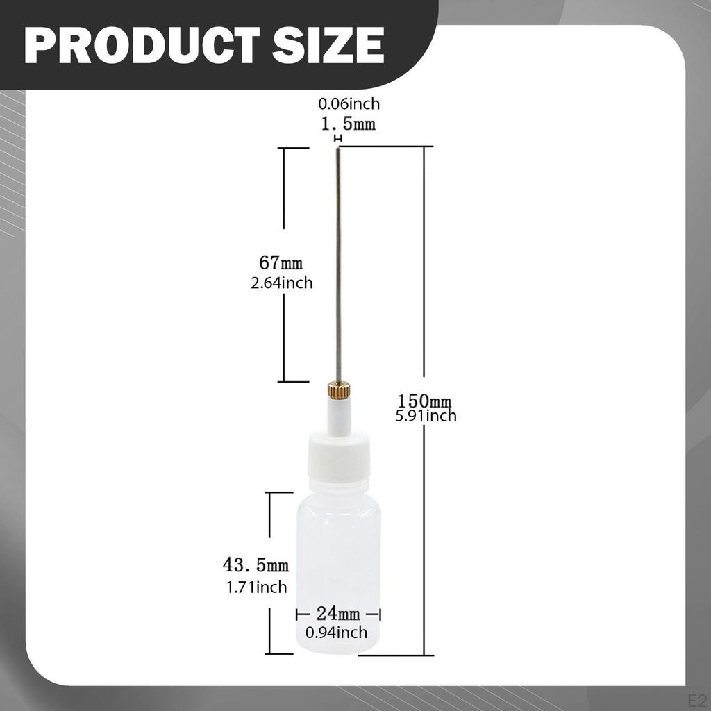 Empty Dropper Bottle,Piano Tuners Accessories Oiler Dispensing Container Tip Bottle for Repairing