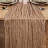 Sheer Voile Table Runner Wedding Birthday Party Decor