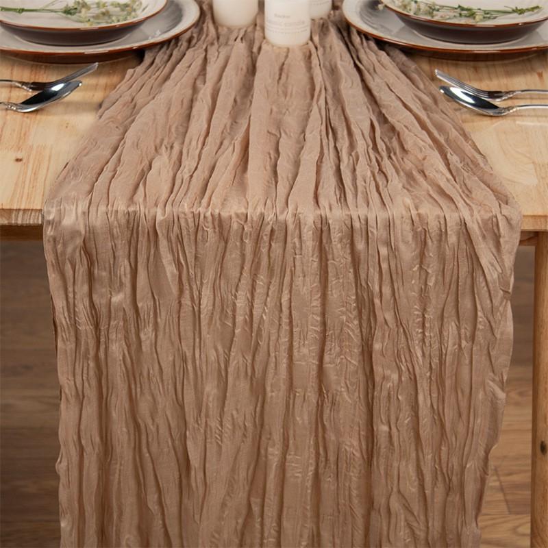 Sheer Voile Table Runner Wedding Birthday Party Decor