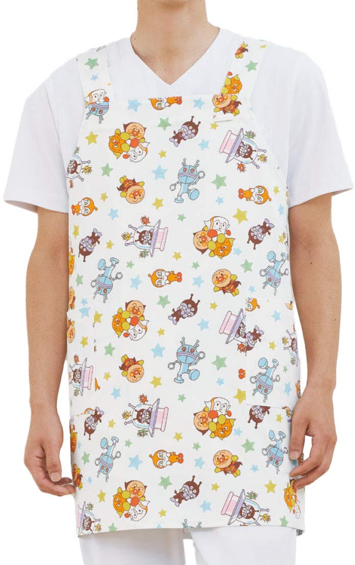 

KAZEN ANP918 Фартук с принтом Анпанмана, узор «Тройной удар» (M, (C/42))