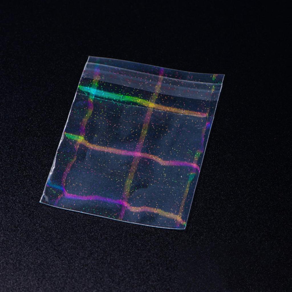 50 Stück Holografische Kartenhüllen Größe Abdeckung Spielhalter Hüllen Selbstklebend