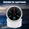 52MM Pointer Voltmeter Waterproof 7 Colors Backlight Voltage Meter 8-16V 16-32V VOLTS for 12V 24V Car Auto Boat Yacht RV Marine