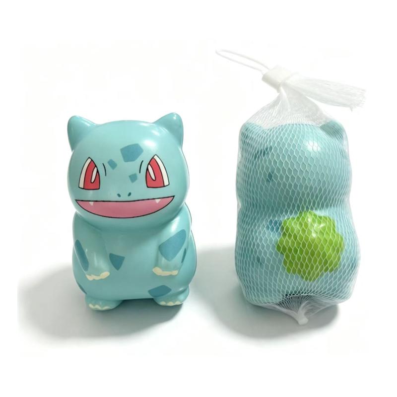 New Arrival Pokmon Squishy Pals Toy Set 6Cs Pikachu Gengar Jigglypuff Charmander Soft Slow Rising Stress  Relief Toy For Kids
