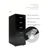 Metal filing cabinet 3/5/6 Office metal steel cabinet with wheels and lock, suitable for home offices and schools