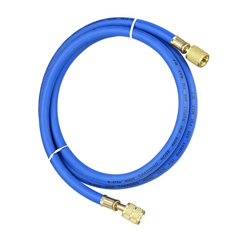 Kältemittel-Lade Schlauch 1/4 auf 5/16 SAE Gewinde 4.92Ft 800PSI Schlauch HVAC Schlauch