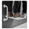 Bathroom Stainless Steel Folding Seat Toilet Handrail Anti Slip Elderly Safety Wall Stool Handicapped Armrest Bath Chair