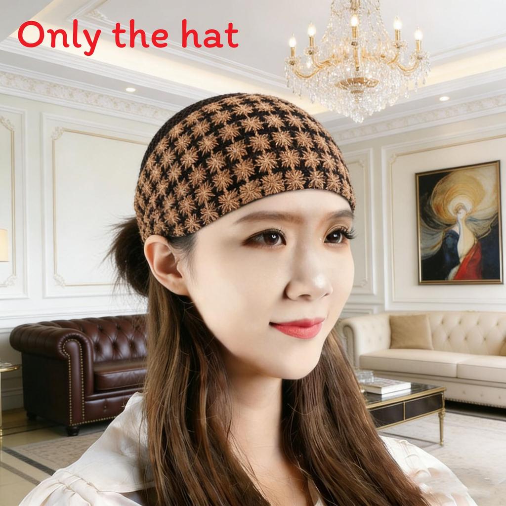 Ethnic Style Collapsible Ladies Head Wrap With Breathable Lace For Summer And Winter Fashion