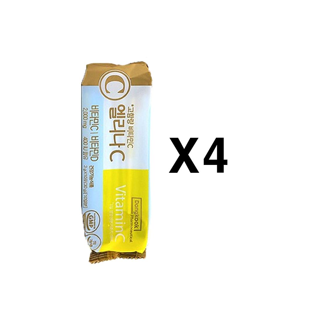 

DongKook Elina Вітамін C + D 3г 10шт / 40шт / 120шт жовтий