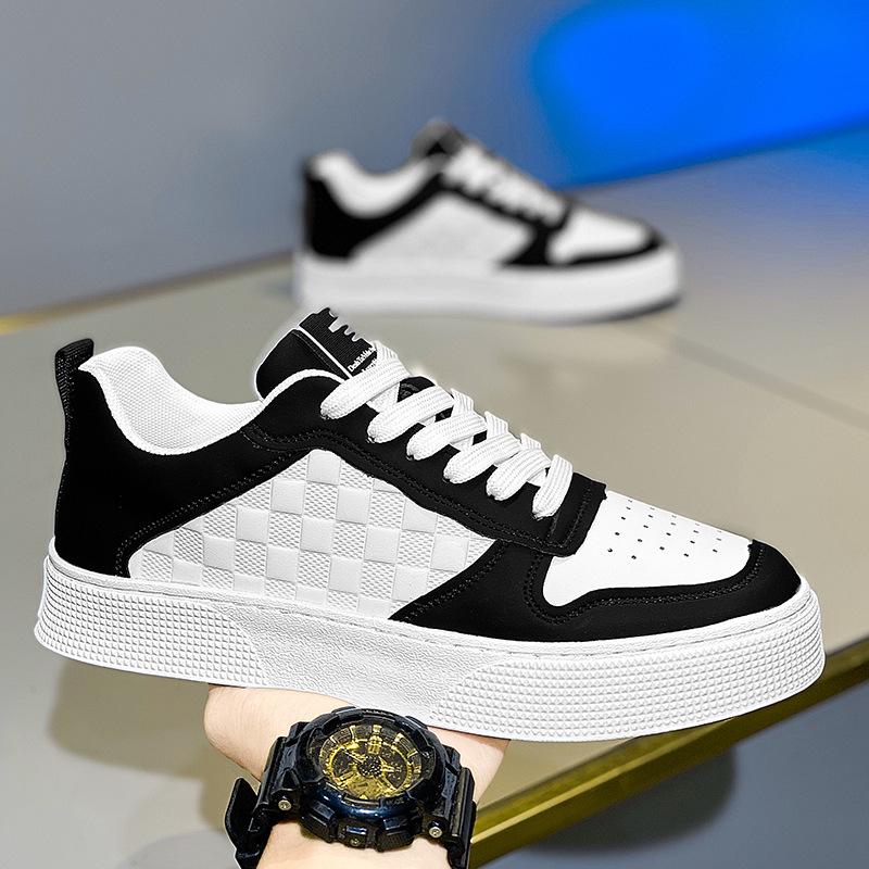 

Мужские водонепроницаемые повседневные кожаные туфли без застежек - мягкая подошва, нескользящие, модные осенние туфли на плоской подошве 43