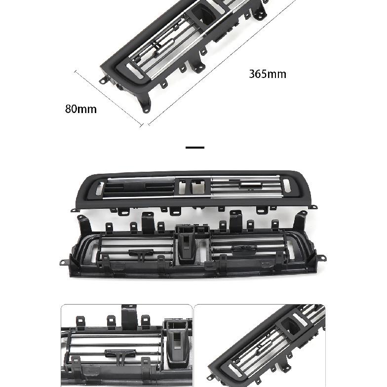 Front Console Grill Dash AC Air Conditioner Vent For BMW F10 F11 F18 520i 523i 525i 528i 535i 64229166885 64229209136