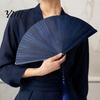 Handheld Folding Fan Vintage Japanese Bamboo Fan, Elegant with Tassels, Decorative Cooling Portable Oriental Style Accessory for Dancing Weddings