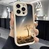 Shockproof Phone Case For Xiaomi Redmi Note 14 13 12 11 10 9 8 7 Pro/Plus Anti-Drop Protect Lonely Starry Sky Tree Protect Cover