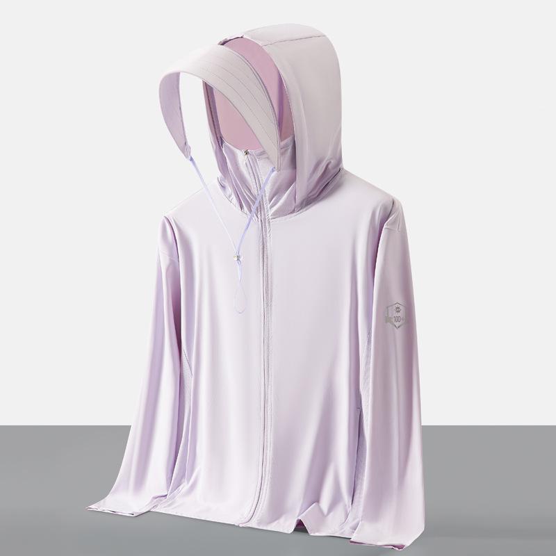 Wenhouu ice silk sunscreen clothing upf100 + women's original yarn sunscreen jacket men's fishing sunscreen clothing summer