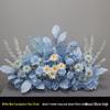 Wedding Aisle Blue Artificial Flower Row Decoration