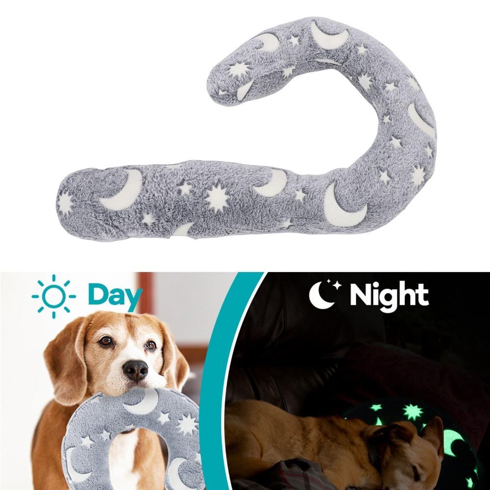 Crescent Shape Pet Crescent Cushion Plush Dog Sleep Mat Pet Cuddle Cushion  Pet Neck Support
