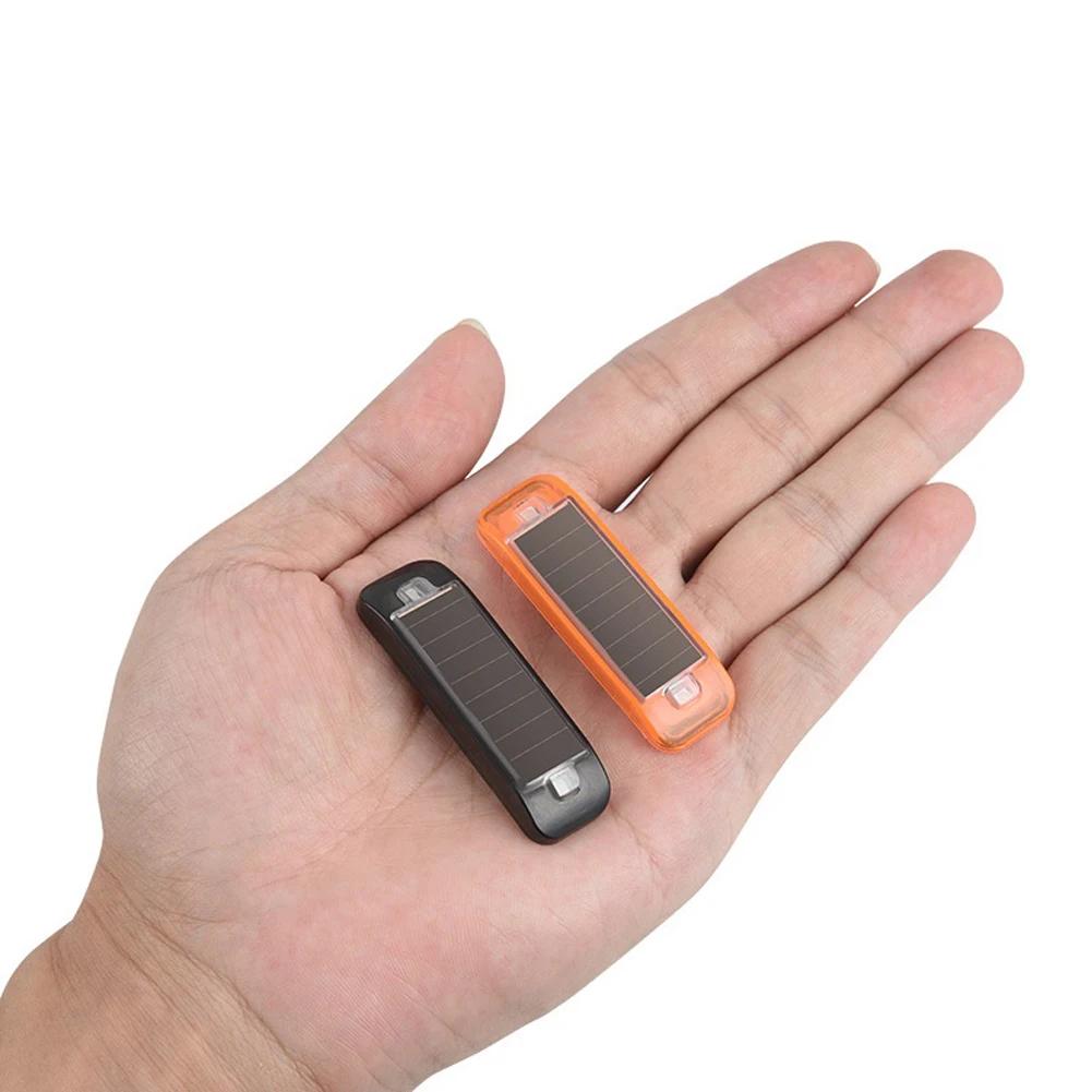 Car Solar LED Warning Light Night Ride for Motorcycle Electric Vehicle Bicycle Tail Light Anti-rear Strobe Warning Light 1-10Pcs