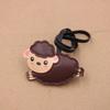 Cute Cartoon Sheep Shaped Bag Charm Waterproof PU Leather Pendant for Backpacks Handbags Keys Party Decor Accessory