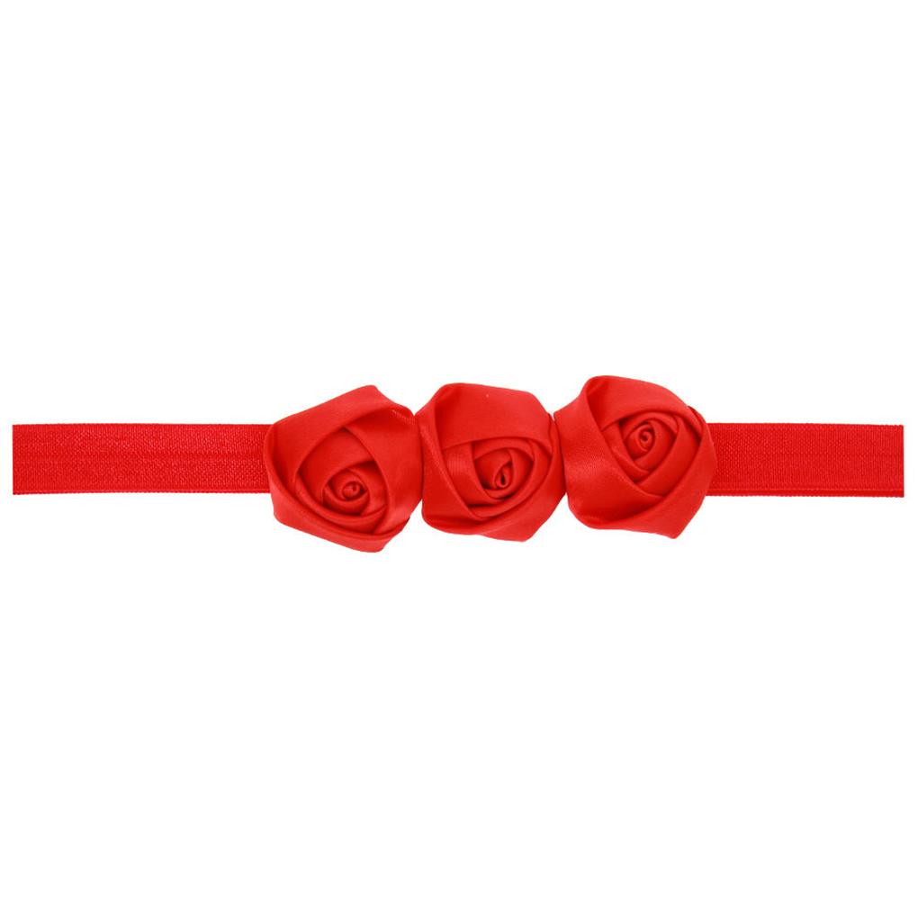 9Pcs Newborn Headbands Infant Rose Elastic Hair Band Solid Color Headwear Hairstyling Accessories