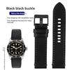 For TUDOR Black Bay Qicheng Bronze Little Red Flower Zenith Vintage Genuine Leather Watch Strap Men 22mm 23mm Cowhide Wristband
