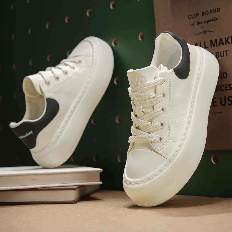 Fashion Outdoor Thick Heel Brown Men's Shoes Casual Luxury Design Sneakers Trainers For Man Sport Sports-leisure Outings Teniis